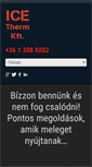 Mobile Screenshot of icethermkft.hu
